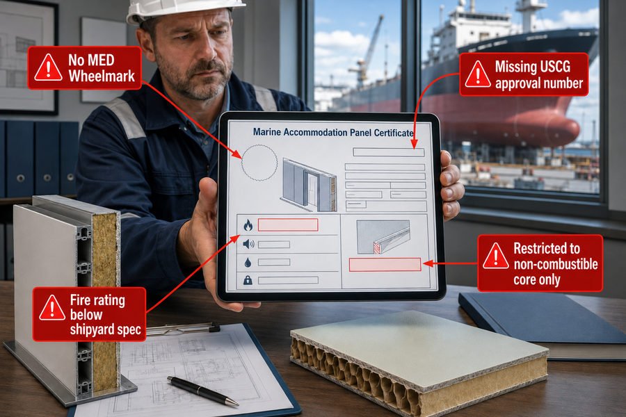 Marine Accommodation Panel Certificate Mismatch Red Flags