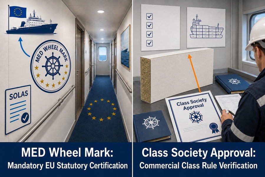 Marine Accommodation Panel Certification Comparison