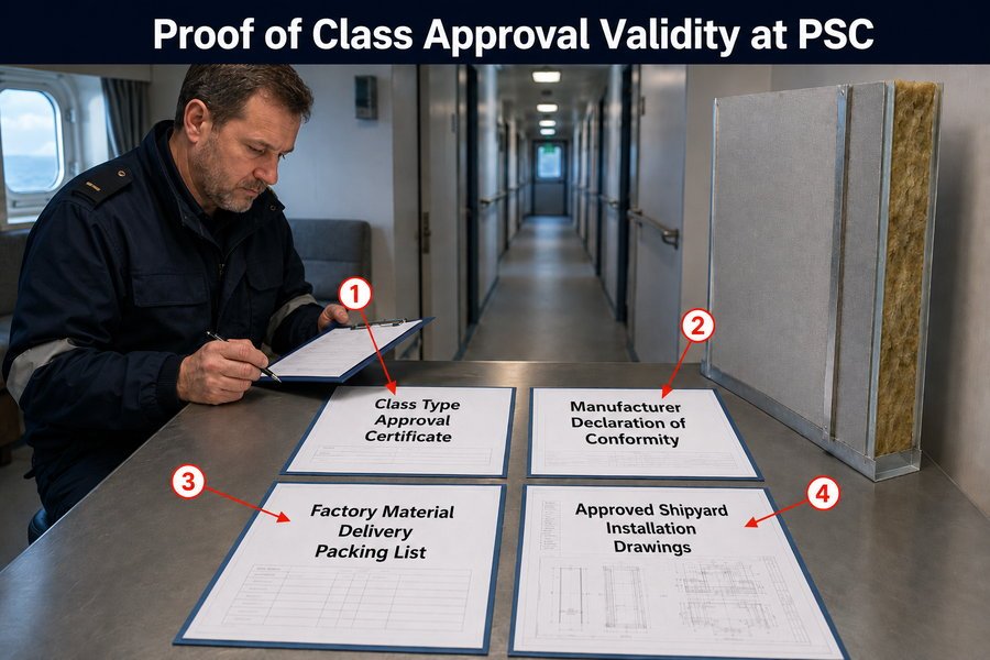 Marine Accommodation Panel Class Approval Documents