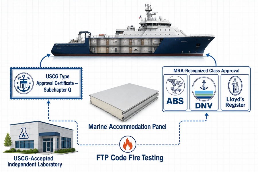 Marine Accommodation Panel Class Approval Requirements