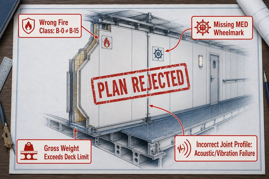 Marine Accommodation Panel Specification Mistakes