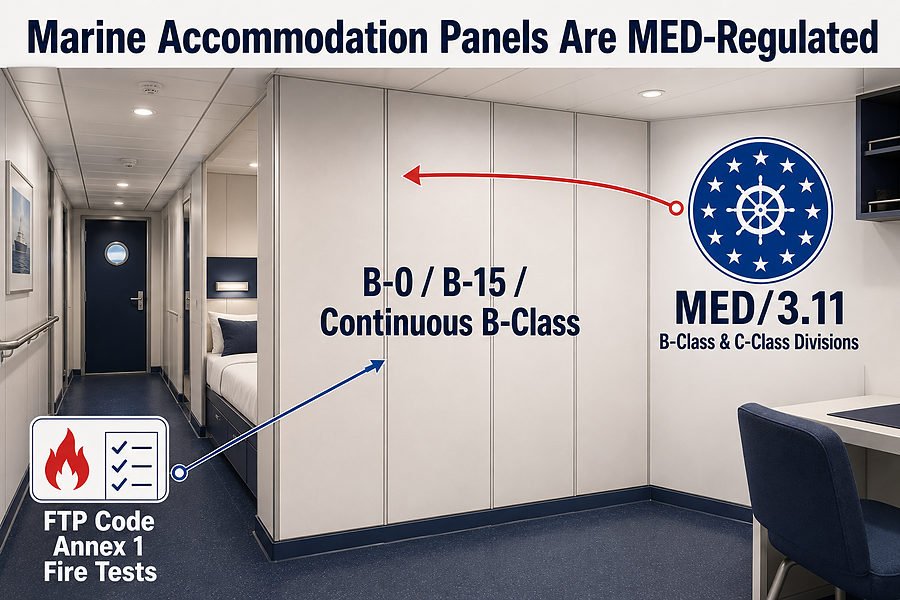 Marine Accommodation Panels MED Regulation