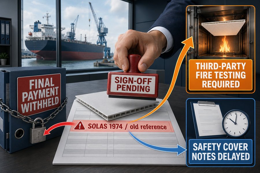 Marine Ceiling Panel Sign Off Risks