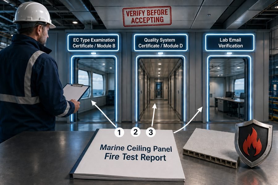 Marine Fire Test Report Questions