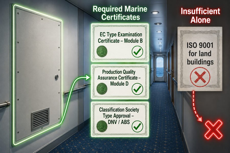 Marine Panel Certificate Requirements