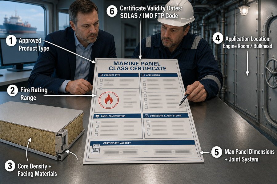 Marine Panel Certificate Scope Verification