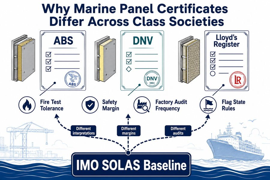 Marine Panel Certificate Variations