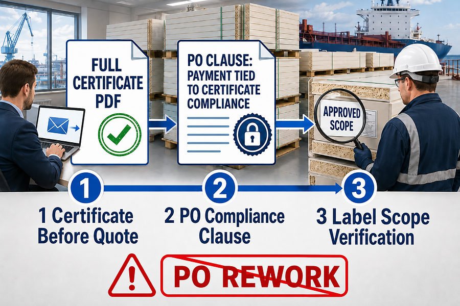 Marine Panel Certification Scope Verification