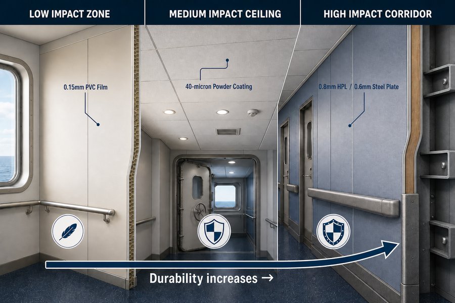 Marine Panel Finish Durability Selection