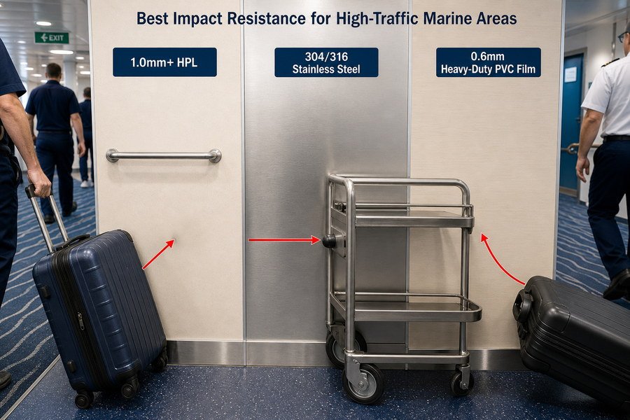 Marine Panel Finish Impact Resistance Comparison