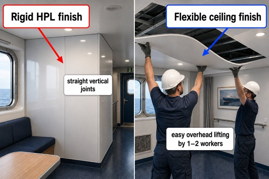 Marine Panel Finish Installation Conditions