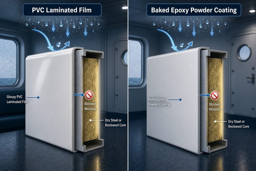 Marine Panel Finish Moisture Resistance Comparison