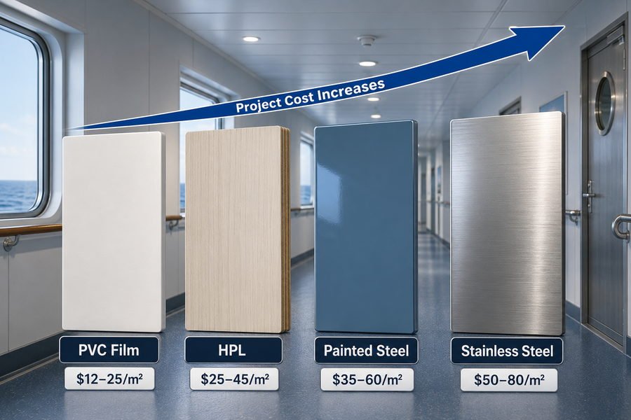 Marine Panel Finishes Project Cost Impact
