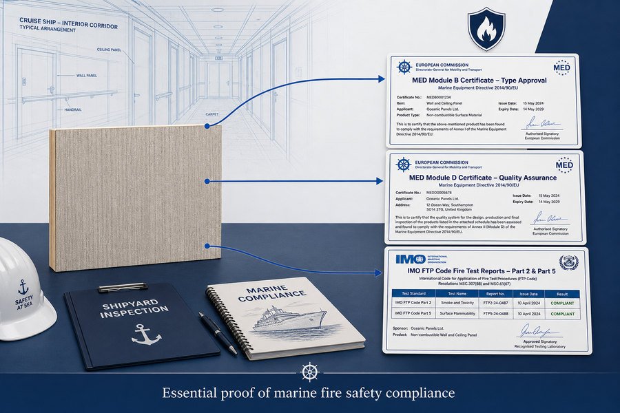 Marine Panel Fire Safety Documents