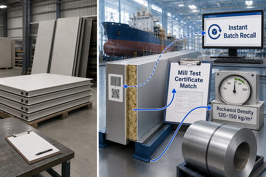 Marine Panel Material Traceability