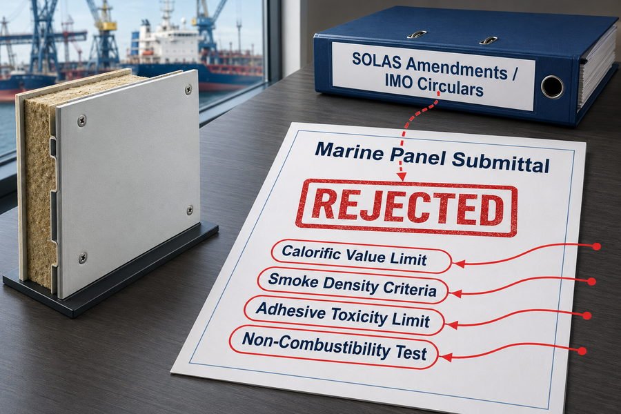 Marine Panel SOLAS Reference Rejection