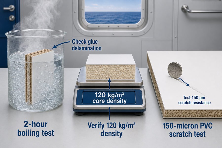 Marine Panel Service Condition Testing