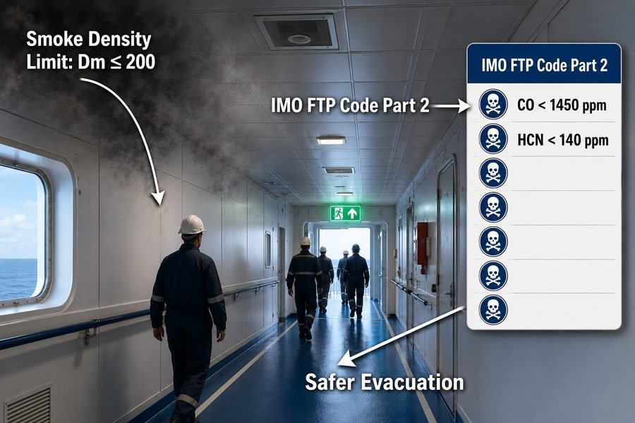 Marine Panel Smoke Toxicity Limits
