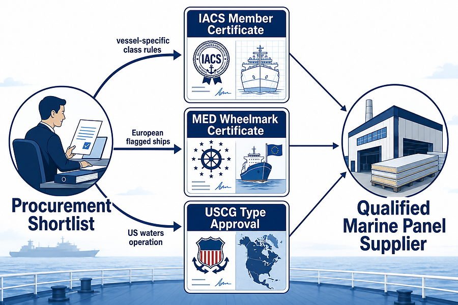 Marine Panel Supplier Class Approval Shortlist