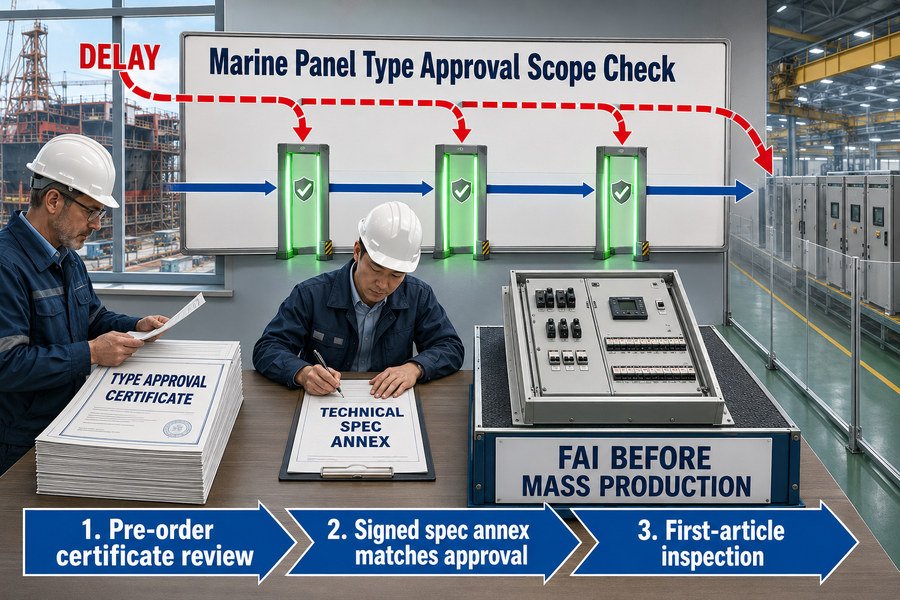 Marine Panel Type Approval Scope Check