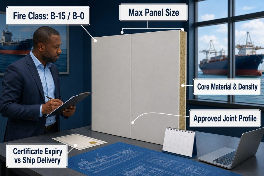 Marine Panel Type Approval Scope Check