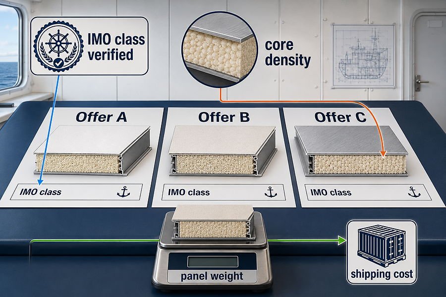 Marine Wall Panel Integrity Insulation Comparison