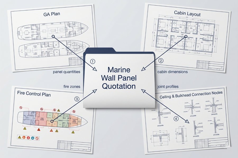 Marine Wall Panel Quotation Required Drawings