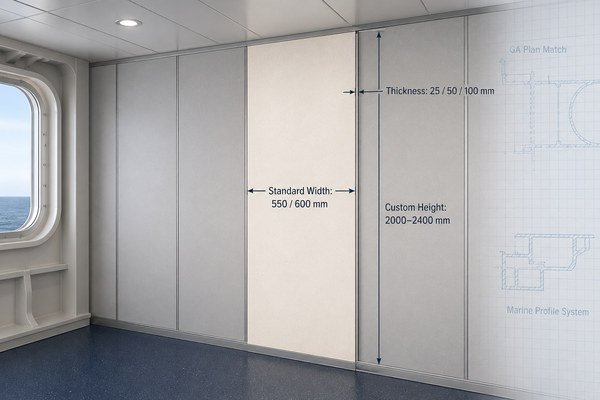 Marine Wall Panel RFQ Dimension Guide