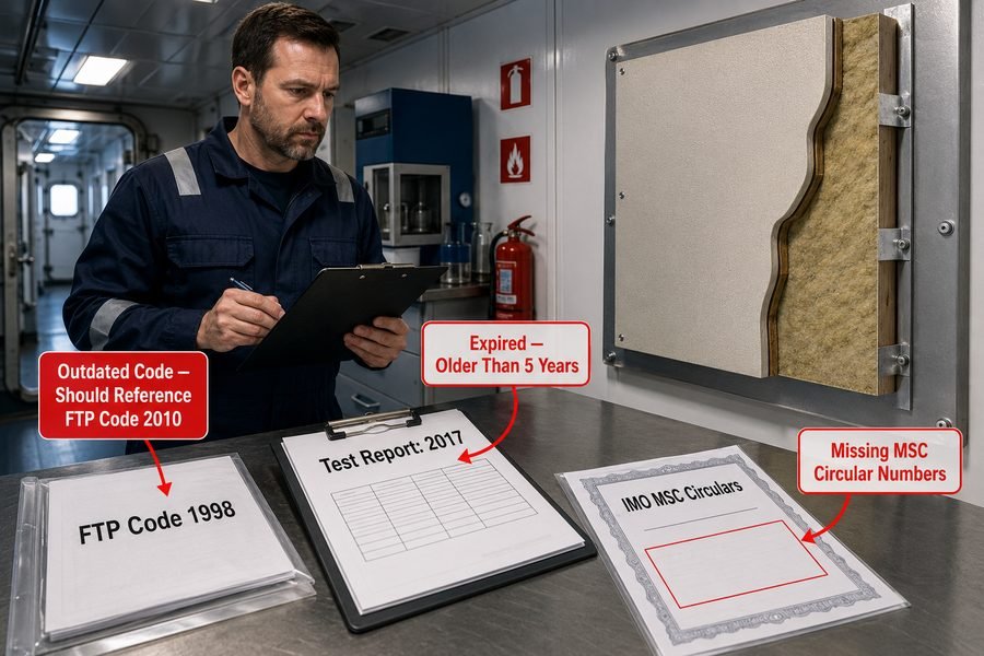 Marine Wall Panel SOLAS Documentation Gaps
