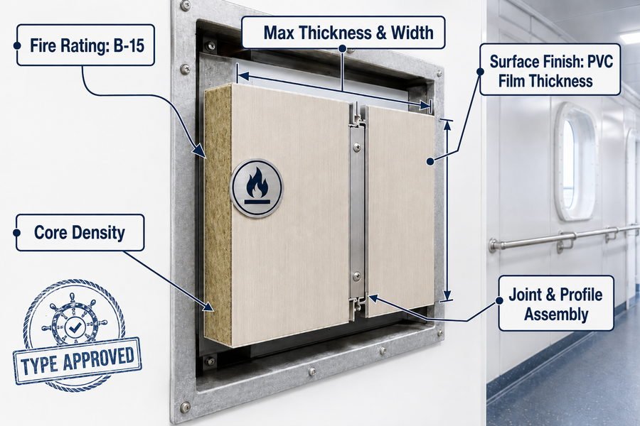 Marine Wall Panel Type Approval Parameters