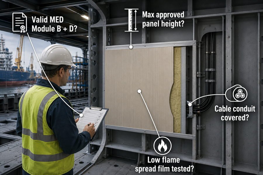 Marine Wall Panel Type Approval Questions