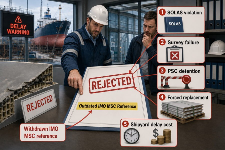 Outdated IMO MSC Reference Consequences