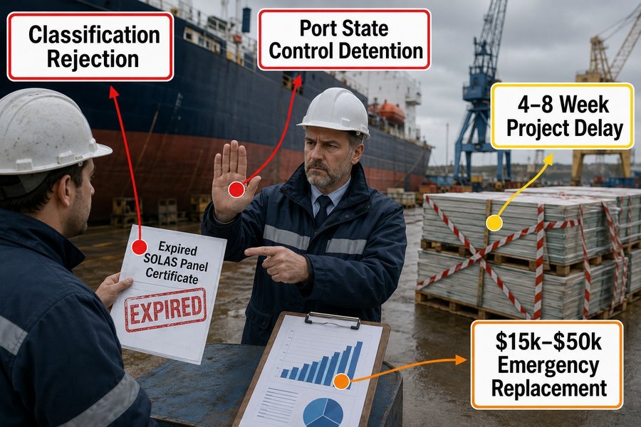 Outdated SOLAS Panel Documents Procurement Risk