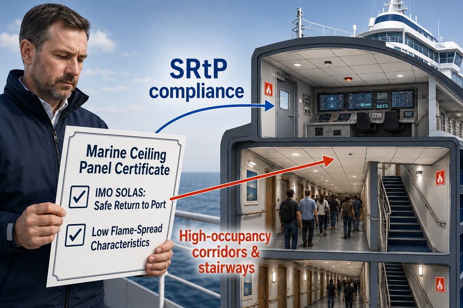 Passenger Vessel Ceiling Panel Certificate Verification