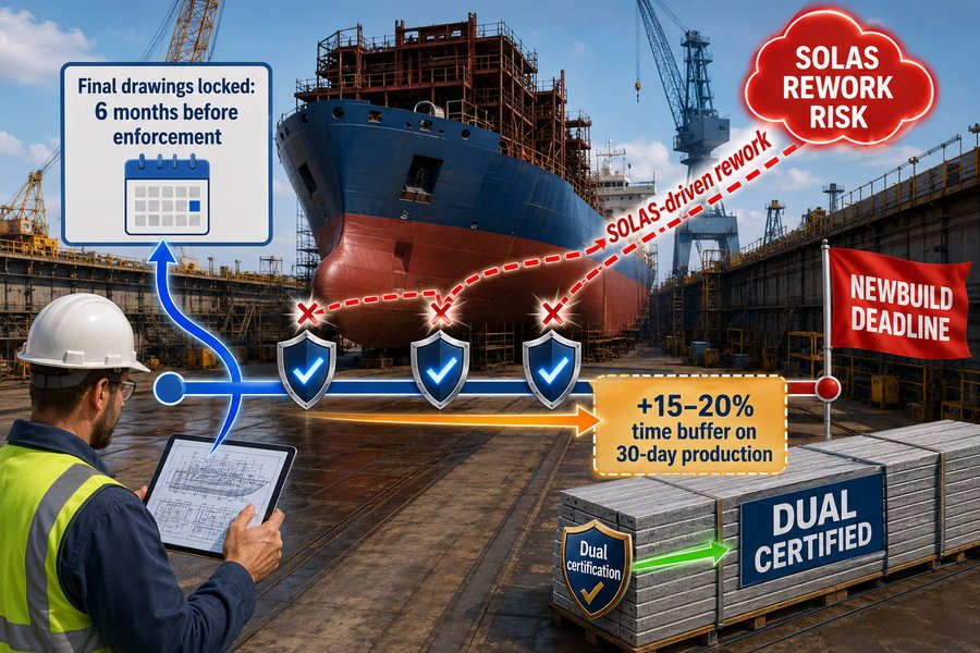 Procurement Prevents SOLAS Rework Delays