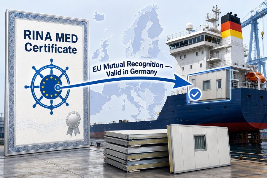 RINA MED Certificate Validity for German Flagged Vessels
