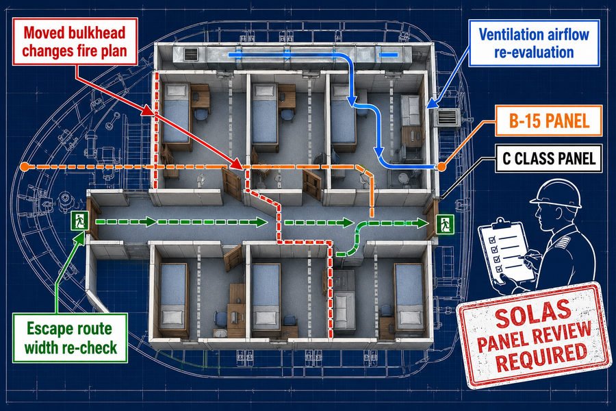 SOLAS Cabin Layout Redesign Review