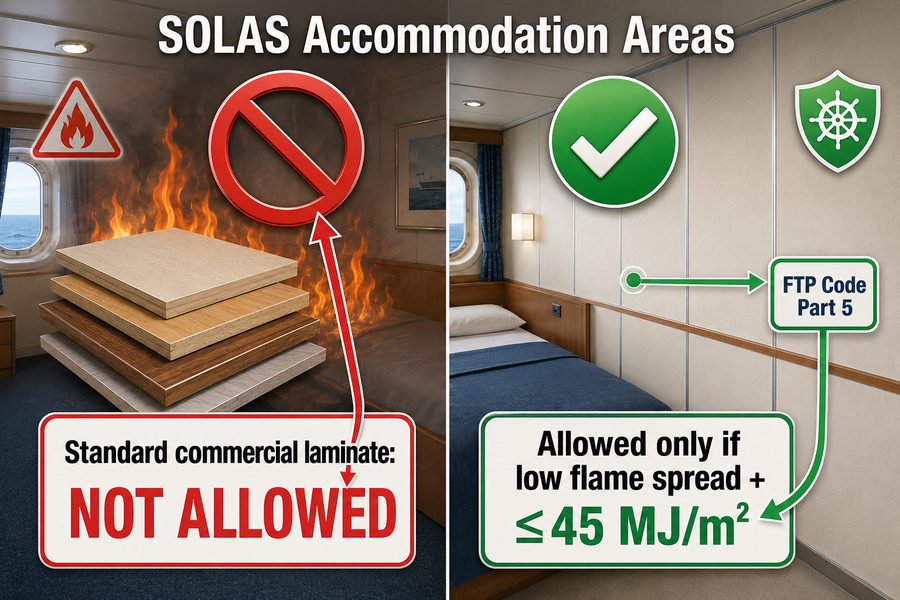 SOLAS Commercial Laminate Panel Rules