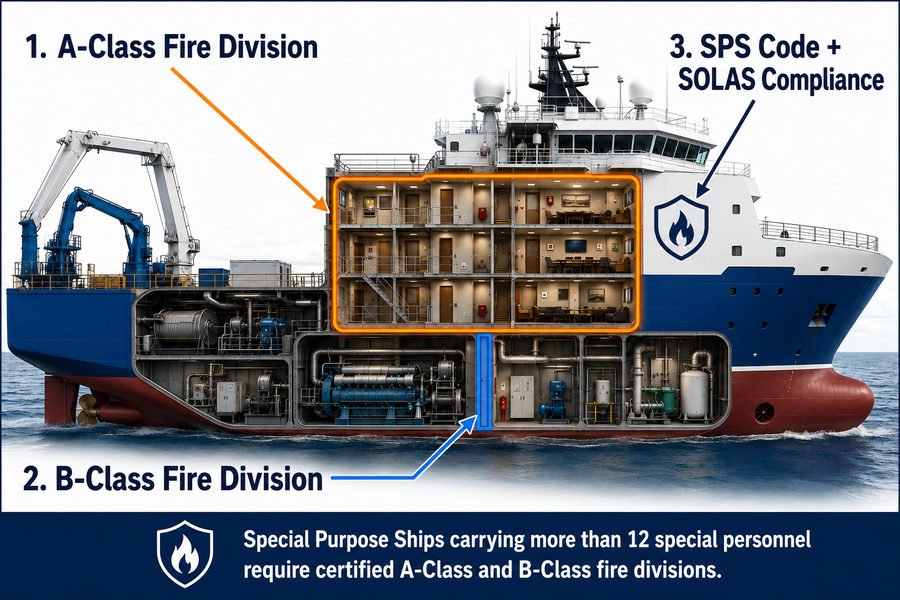 SOLAS Compliant Marine Wall Panels