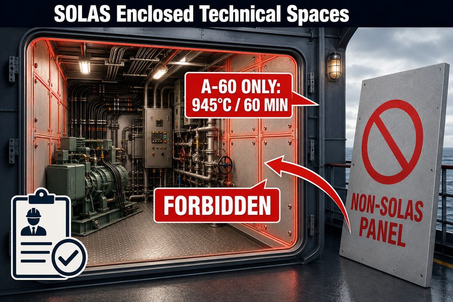 SOLAS Enclosed Spaces A60 Only