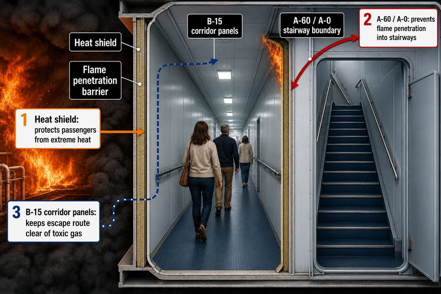 SOLAS Escape Route Panel Ratings