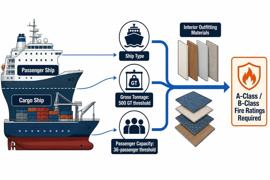 SOLAS Interior Materials Scope Parameters