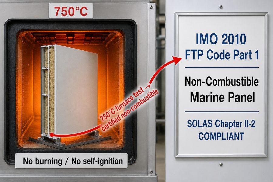 SOLAS Non Combustible Marine Panel Definition