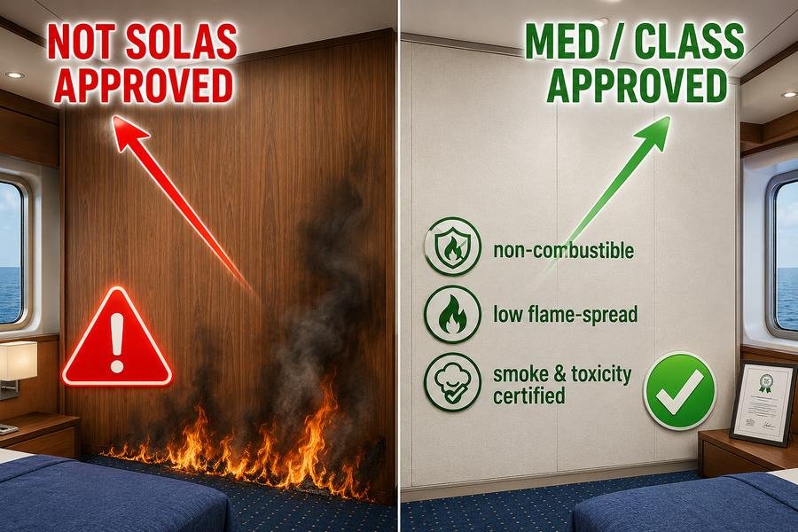 SOLAS Vessel Interior Panel Compliance