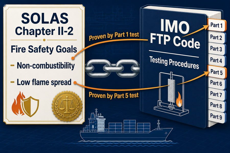 SOLAS and IMO FTP Code Relationship