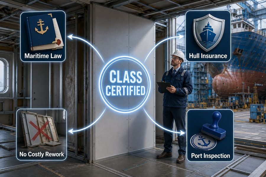 Shipyard Marine Panel Class Certificate Requirements