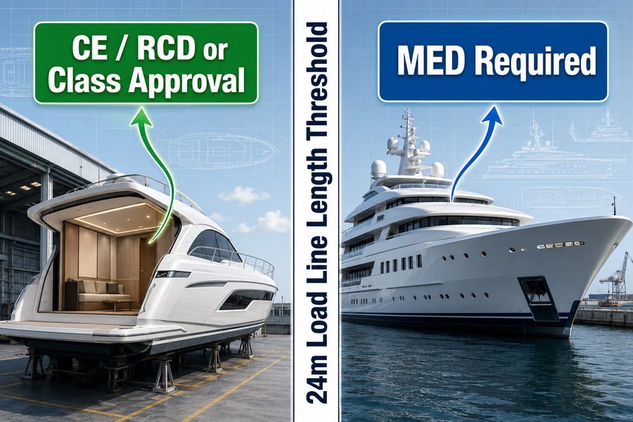 Sub 24m Yacht Panel MED Requirement