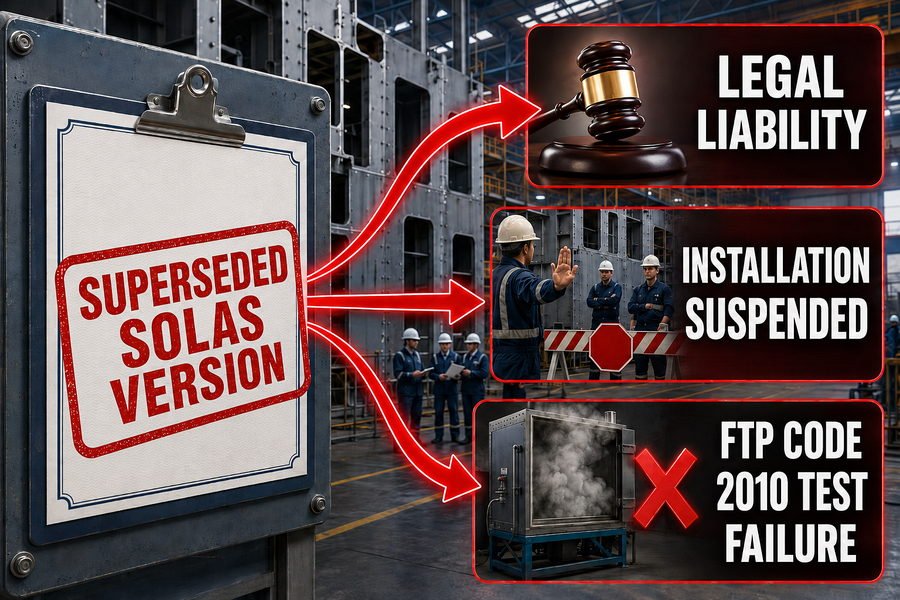 Superseded SOLAS Wall Panel Certificate Risks