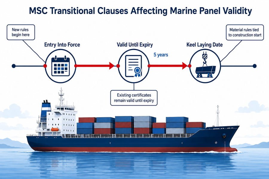 Three MSC Clauses Affecting Marine Panel Validity
