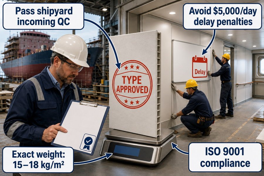 Type Approved Wall Panels in Marine Subcontracts